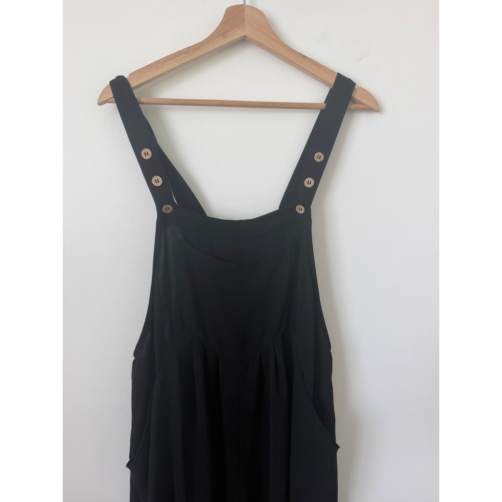 IWOLLENCE Women's Black Boho Wide Leg Jumpsuit – XL – GUC - Picture 3 of 5